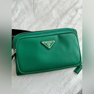 PRADA logo plaque crossbody